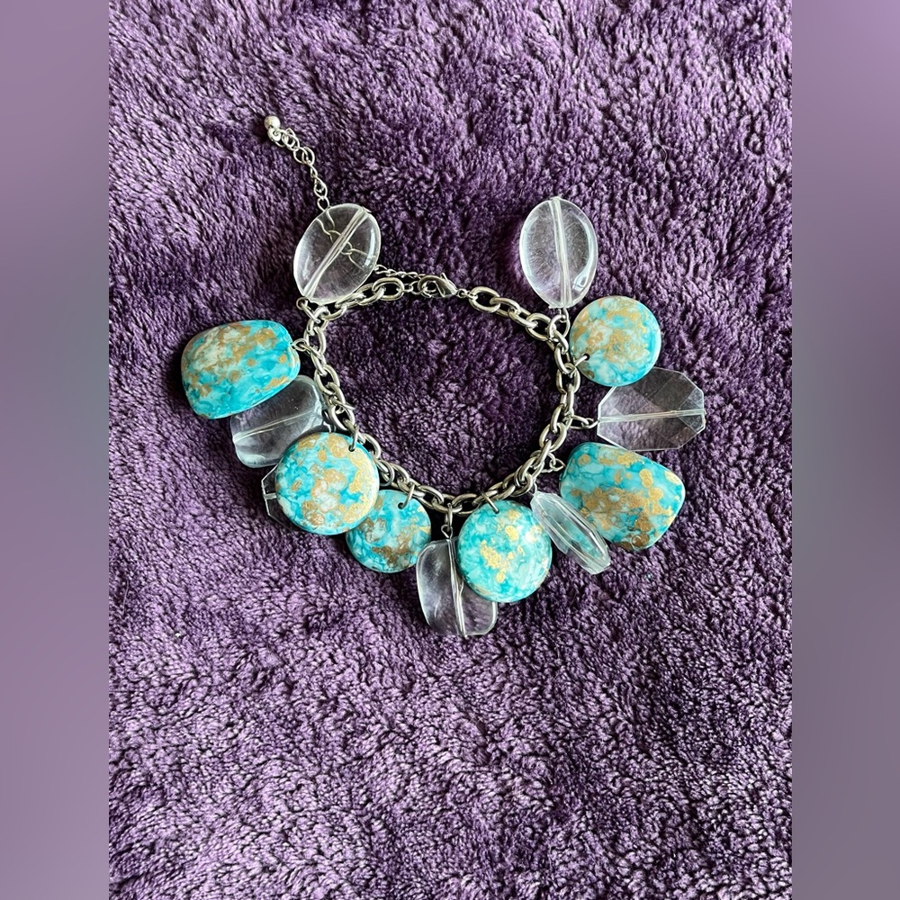 Blue Statement Bracelet